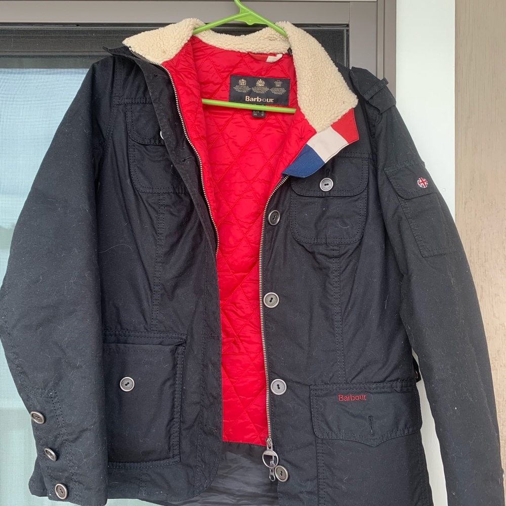 Barbour Black Waxed Jacket